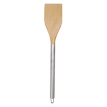 Evmoni Ahşap Uçlu Metal Servis Gereçleri Spatula - 7 Adet Tarı