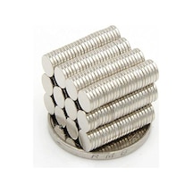 100 Adet Çap 5Mm X Kalınlık 1,5Mm Silindir Güçlü Neodyum Mıknatıs N11.2445