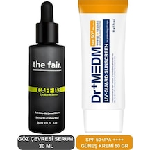 the fair. Caff-B3 Göz Çevresi Bakım Kremi 30 ML + Dermal Dr+Medm SPF50+ Yüksek Koruma Güneş Kremi 50 ML