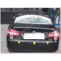 Markadan Citroen C5 Krom Bagaj Alt Çıta 2008 Sonrası Paslanmaz  Çe