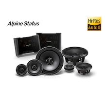Alpine Hdz-653 Hi-res 6-1 / 2" 16,5 Cm Komponent Hoparlör Seti