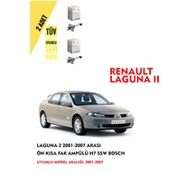 Laguna 2 2001-2007 Arası Ön Kısa Far Ampülü 2 Adet Sarı Renk