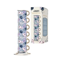 Bridgerton 6'lı İstiflenebilir Bardak Seti, Porselen, Bulaşık Makinesinde Yıkanmaz, Mikrodalgada Kullanılmaz, 60 Ml Beyaz - Çok Renkli
