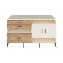 Kronos Konsol 4 Raflı 3 Çekmeceli 2 Kapaklı 176x59x99 Aytaşı-ayta Aytaşı-aytaşı/çam