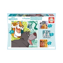 Educa Disney Animals 12+16+20+25 Parça Yapboz Seti