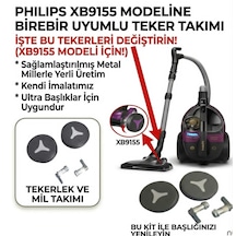 Philips Marathon Ultimate Xb9155/07 Emici Başlık Teker Takımı 1 Takım 2 Adet