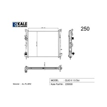 Kale 0528351ab Motor Radyatoru