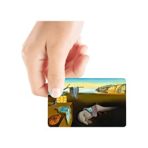 Belleğin Azmi Salvador Dali Temalı Parlak Kredi/banka Kart Kaplama Sticker Standart
