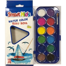 Smart Kıds Sulu Boya 12 Li 3566 Çok Renkli
