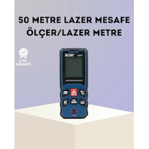 Znv Zenvia Mey İthalat Lazer Metre 50 Mt Hassas Ve Hızlı Ölçüm Özellikli Znv2025 Cmn 0 - 300 MM