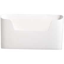 Suntek Duvara Monte Organizatör Kutusu Depolama Banyo Rafı Beyaz