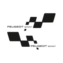 Peugeot Sport Yan Kapı Için Çamurluk Sticker 2 Adet Sağ Sol