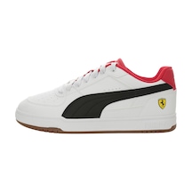 309197-01 Puma Ferrari Caven Iıı Erkek Spor Ayakkabı Beyaz 309197-01 Beyaz - Kırmızı
