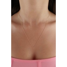 Fiyonk Kuyumculuk 14 Ayar Altın Sarı Topçuk Zincir 1.00 MM 001