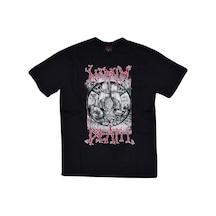 Stoned&Fame Napalm Death Baskılı Unisex %100 Pamuk Siyah T-shirt SIYAH