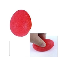 Yumurta Top - Silikon El Egzersiz Topu Kırmızı - Orta Sert-el -fizik Terapi Topu