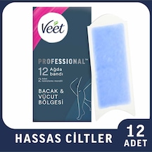 Veet Pro Ağda Bandı 12'li Hassas