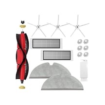 S5 Max S6 Max S6 Pure S6 Maxv S50 S51 S55 S60 S65 S5 S6 Elektrikli Süpürge İçin Aksesuar Kiti. Roborock Ana Fırça Hepa Filtre Yan Fırçaları İçin Yedek Parçalar, Temizleme Bezleri