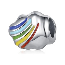 Nur Silver Gökkuşağı Gümüş Charm Nur-bl01277