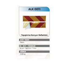 Alkotek Kamyon Arka İşaret Reflektör Yapıştırma Rr