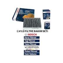 Wöbermann+bosch Vw Jetta 1.6 Fsi Filtre Bakım Seti 2006-2010 4kp Blf-blp-bag