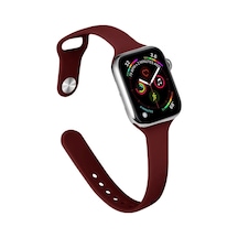 Ugr02 Apple Uyumlu Watch  38mm Klasik Kordon - Bordo
