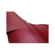 Bordo Karbon Kaplama Folyosu 50 Cm X 127 Cm
