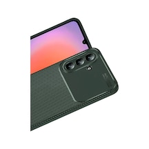 Samsung Galaxy Uyumlu - S26 Plus Auto Focus Karbon Kapak - Koyu Yeşil