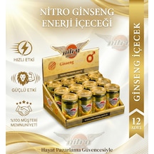 Nitromax Ginsengli +18 Performans Enerji Içeceği - 12 Adet Gizli Gönderim