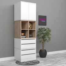 Paris Çok Amaçlı Dolap Mdf Sis Gri