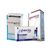 Xpecia Erkek 60 Tablet + Hairforte Sprey + Sawpoo Şampuan 300 ML
