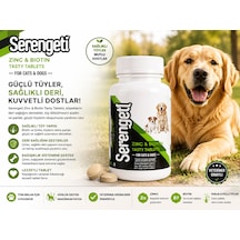 Serengeti Zinc & Biotin Tasty Tablets Kedi Köpek Tüy Ve Deri Sağlığı 100 Tablet 50 Gr