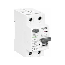 Sigma Shm2p 300ma 50a 6ka Monofaze Kaçak Akım Koruma Şalteri