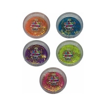 Slime Simli 5 Renk Kaliteli Fosforlu Ele Yapışmayan Pofuduk Yumuşacık Slime 5x170 Gram