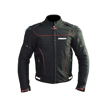 Prosev 18609 Hörgüçlü Kışlık Kısa Mont (Siyah)