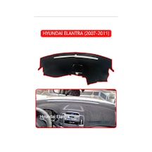 Hyundai Elantra 2007-2011torpido Koruma Halısı Kırmızı Kenar