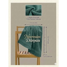 Buğz Nevresim Dünyası Prime Havlu 70x140 Yeşil Diğer