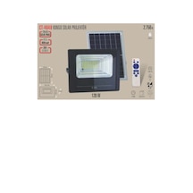 Ct-4648 120w Solar Led Projetör 1 Adet Beyaz Işık