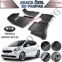Rizline Kia Venga 2009 Sonrası 3D Havuzlu Paspas