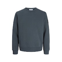 Jack & Jones Jjcleveland Pamuklu Bisiklet Yaka Sweat Erkek Sweat 12298440 İndigo Indigo