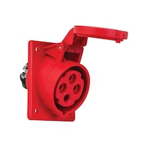 METE ENERJİ 406505V 4X16A. Ip44 Makıne Prizi -Egik (Vidalı Bağ.)