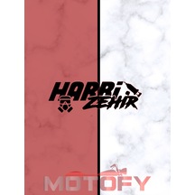 Harbi Zehir 15x5cm Sticker - Etiket