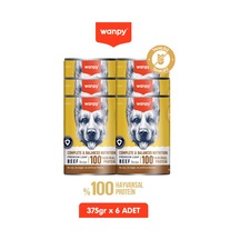 Wanpy Köpek Konserve Beef 375 Gr X 6