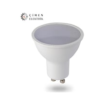 Noas Yl91 0501 Led 5w Çanak Ampül 6400k Beyaz Işık Gu10 Duy Çok Renkli