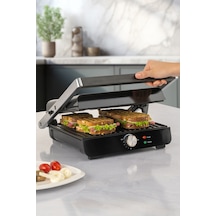 Homend Grilliant 1356h Inox Gövdeli Döküm Plakalı Tost Ve Izgara Makinesi