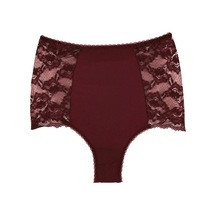 Magic Form 589 Jarse Kumaş Dantelli Şort Külot- Bordo - 225683880 Bordo