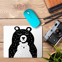 Anne Ve Yavru Ayı Mouse Pad Mousepad