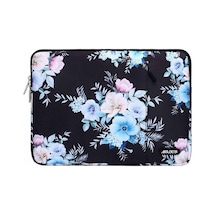 GubisiStore Siyah Taban Çiçek-2016-2022 Mac Pro 13-su Geçirmez Laptop Çantası Kapak 11 12 13.3 14 15 15.6 İnç Dizüstü Bilg