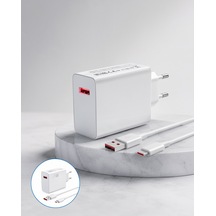 67 Watt Turbo Şarj Adaptörü Çift Çıkışlı