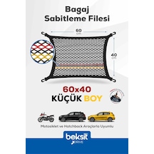 Beksit Drıve Mercedes, Audi, Opel Model Özel Renkli Tasarım Bagaj Sabitleme Filesi (40x60 cm) (Almanya)